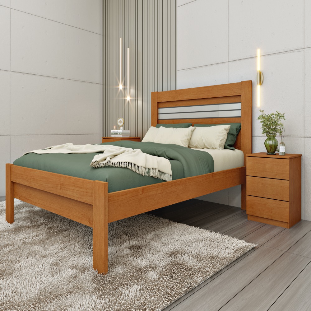 Dormitório Cama Casal Safira