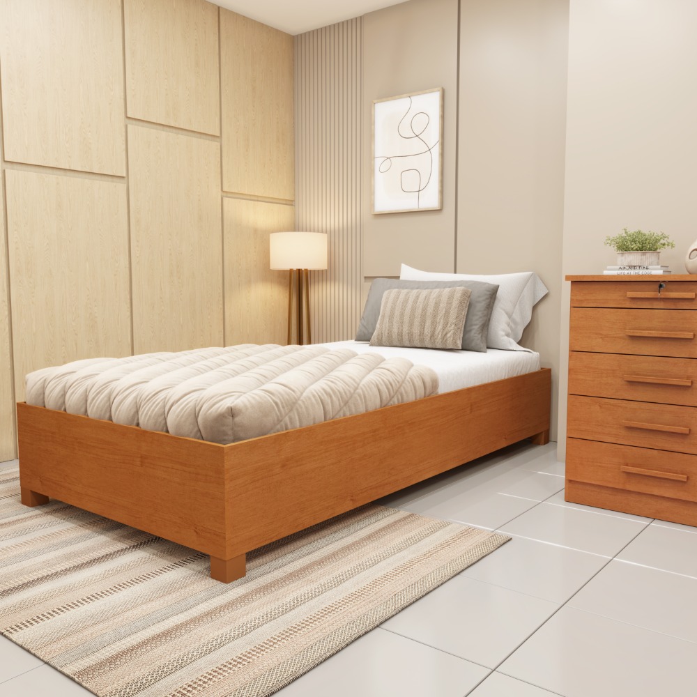 Cama Box Solteiro Mônaco