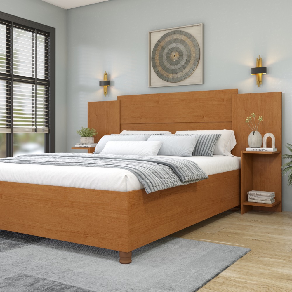 Dormitório Cabeceira Box Casal Arizona