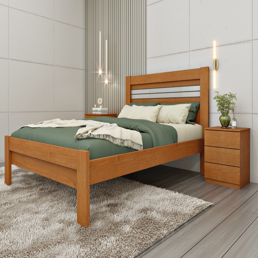 Dormitório Cama Casal Safira