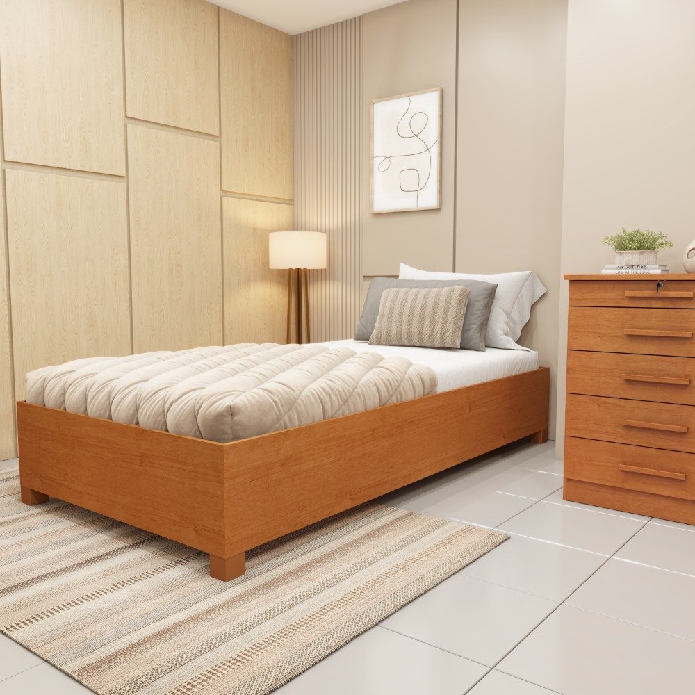 Cama Box Solteiro Mônaco